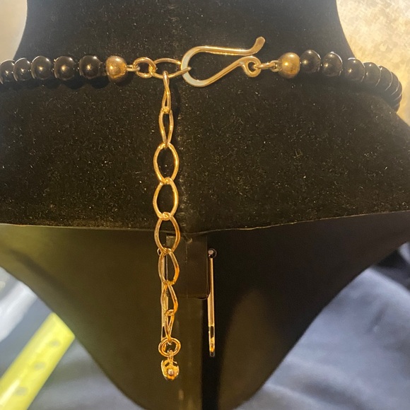 Jay King African Black Chalcedony & Australian Pearl Pendant Necklace & Earrings - Picture 2 of 9